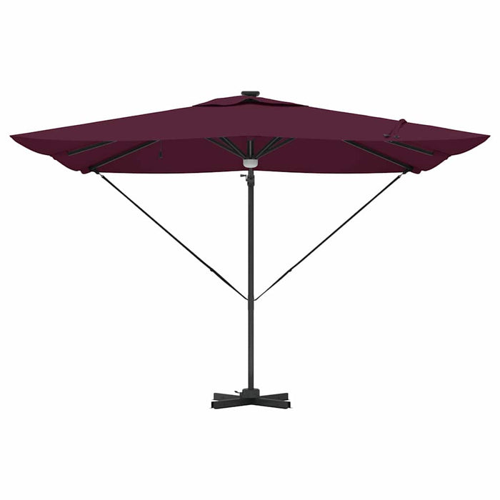 Parasol Roma Rosso 286 x 285 x 270 cm Alluminio e Poliestere 42003357