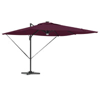 Parasol Roma Rosso 286 x 285 x 270 cm Alluminio e Poliestere 42003357