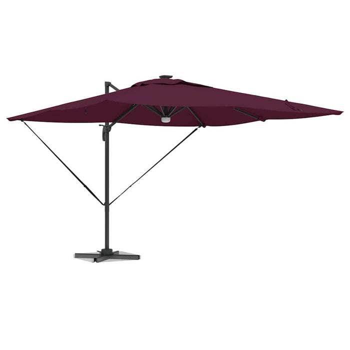 Parasol Roma Rosso 286 x 285 x 270 cm Alluminio e Poliestere 42003357