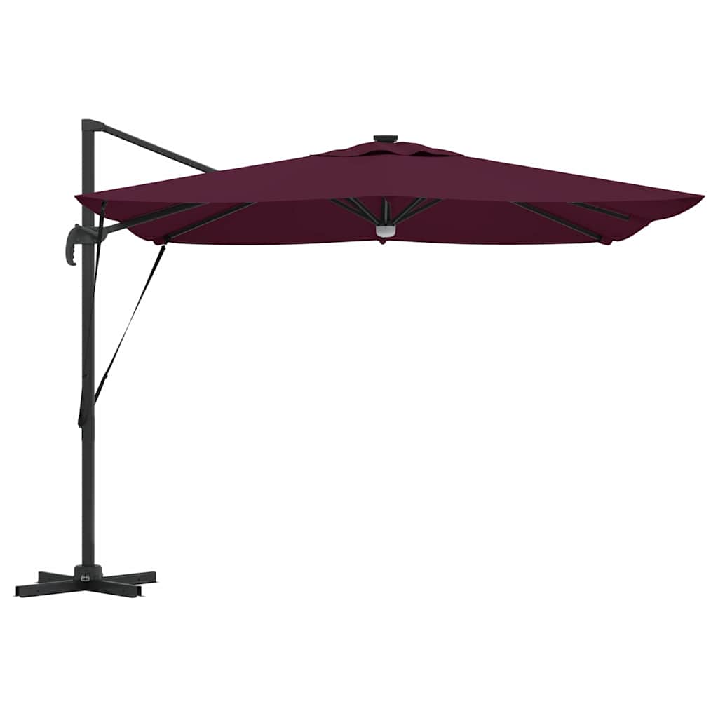 Parasol Roma Rosso 286 x 285 x 270 cm Alluminio e Poliestere 42003357