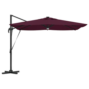 Parasol Roma Rosso 286 x 285 x 270 cm Alluminio e Poliestere 42003357