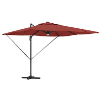 Parasol Roma Rosso 286 x 285 x 270 cm Alluminio e Poliestere 42003358