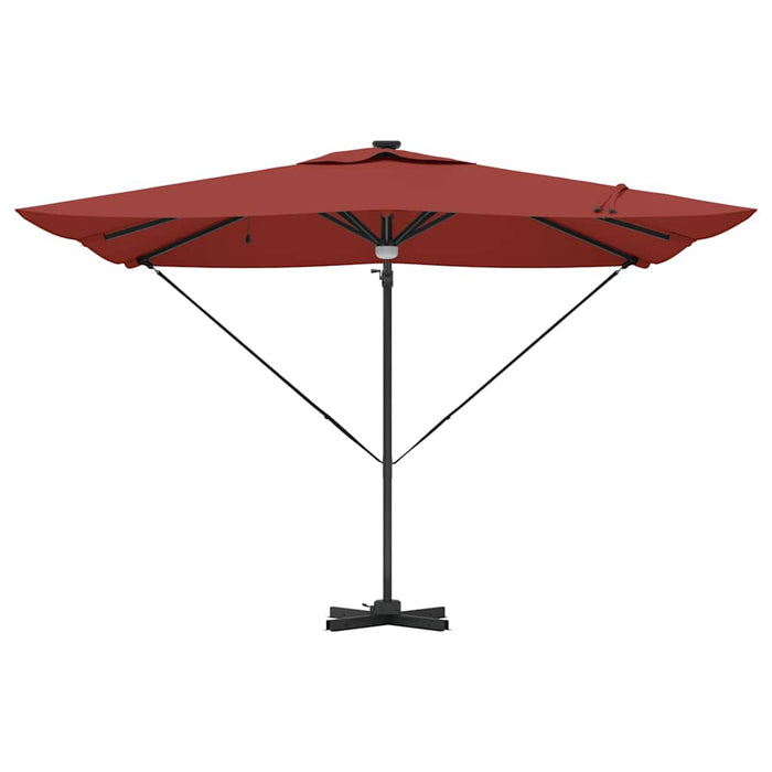 Parasol Roma Rosso 286 x 285 x 270 cm Alluminio e Poliestere 42003358