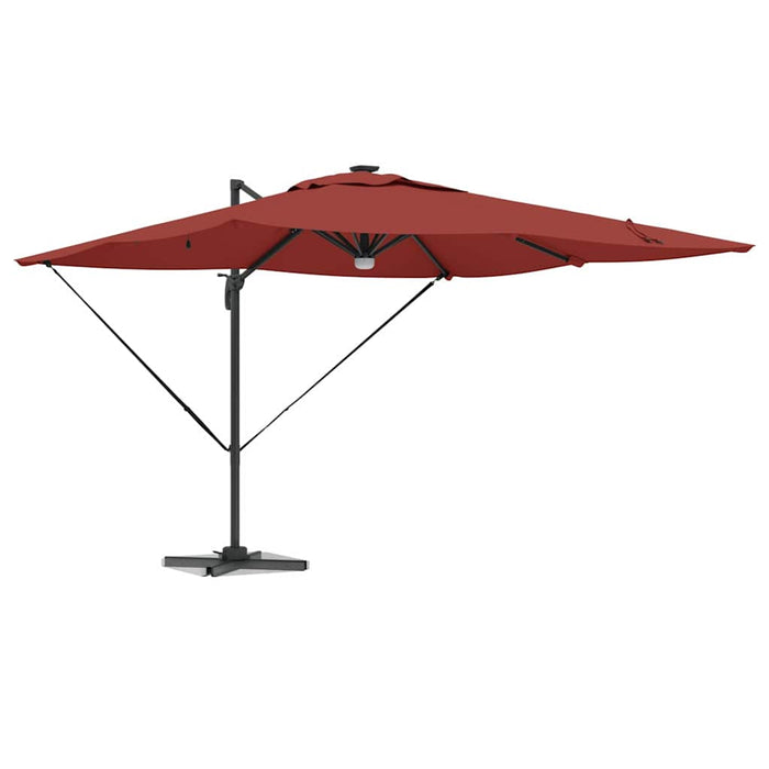 Parasol Roma Rosso 286 x 285 x 270 cm Alluminio e Poliestere 42003358