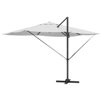 Parasol Roma a braccio Beige e Nero 352 x 251 x 265 cm 42003359