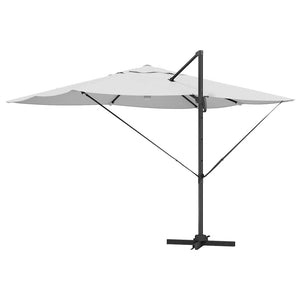Parasol Roma a braccio Beige e Nero 352 x 251 x 265 cm 42003359
