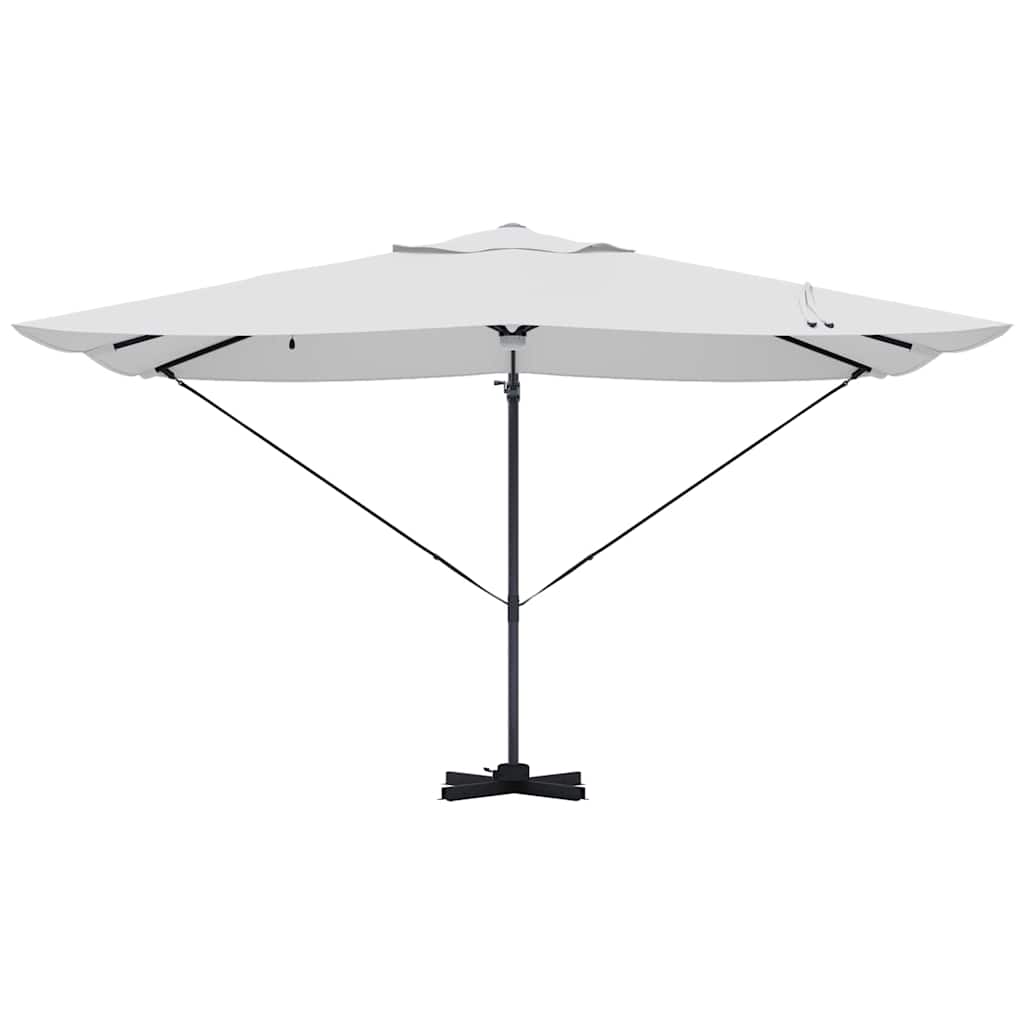 Parasol Roma a braccio Beige e Nero 352 x 251 x 265 cm 42003359