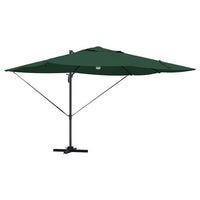 Parasol Roma a braccio Verde e Nero 352 x 251 x 265 cm 42003360