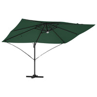 Parasol Roma a braccio Verde e Nero 352 x 251 x 265 cm 42003360