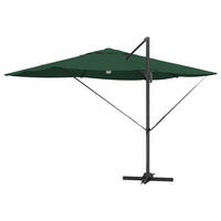 Parasol Roma a braccio Verde e Nero 352 x 251 x 265 cm 42003360
