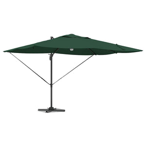 Parasol Roma a braccio Verde e Nero 352 x 251 x 265 cm 42003360