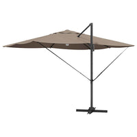 Parasol Roma a braccio Tortora e Nero 352 x 251 x 265 cm 42003362