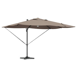 Parasol Roma a braccio Tortora e Nero 352 x 251 x 265 cm 42003362