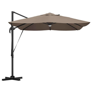 Parasol Roma a braccio Tortora e Nero 352 x 251 x 265 cm 42003362