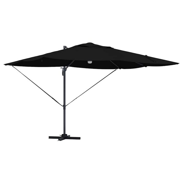 Parasol Roma a braccio Nero e Nero 352 x 251 x 265 cm 42003363