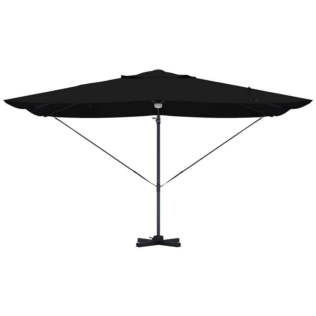 Parasol Roma a braccio Nero e Nero 352 x 251 x 265 cm 42003363