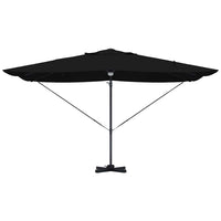 Parasol Roma a braccio Nero e Nero 352 x 251 x 265 cm 42003363