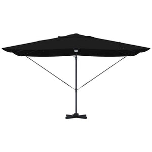 Parasol Roma a braccio Nero e Nero 352 x 251 x 265 cm 42003363