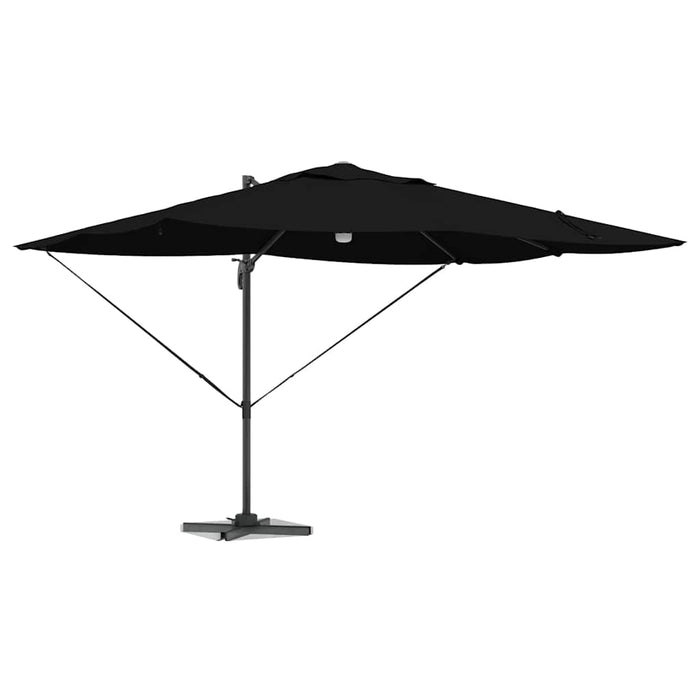 Parasol Roma a braccio Nero e Nero 352 x 251 x 265 cm 42003363