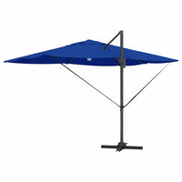 Parasol Roma a braccio Blu e Nero 352 x 251 x 265 cm 42003364