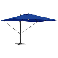 Parasol Roma a braccio Blu e Nero 352 x 251 x 265 cm 42003364