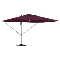Parasol Roma a braccio Rosso e Nero 352 x 251 x 265 cm 42003365