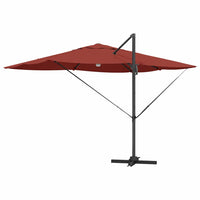 Parasol Roma a braccio Rosso e Nero 352 x 251 x 265 cm 42003366