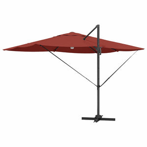 Parasol Roma a braccio Rosso e Nero 352 x 251 x 265 cm 42003366