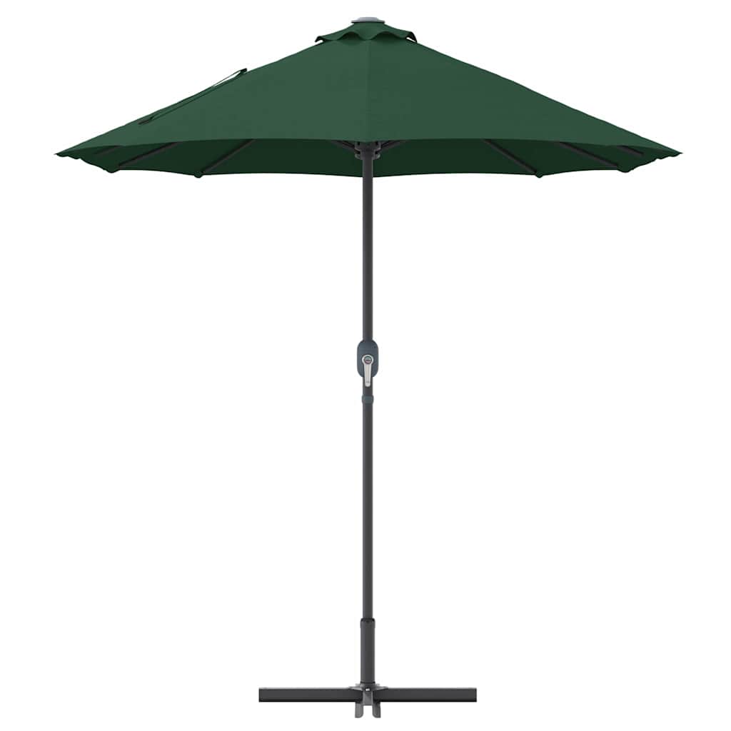 Ombrello da giardino Verde 370 x 197 x 239 cm 42003368