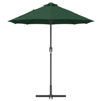 Ombrello da giardino Verde 370 x 197 x 239 cm 42003368