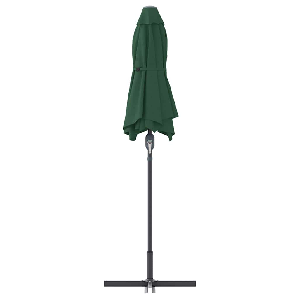Ombrello da giardino Verde 370 x 197 x 239 cm 42003368