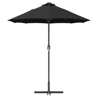 Ombrello da giardino Nero 370 x 197 x 239 cm 42003371