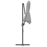 vidaXL Ombrellone a braccio da giardino Sabbia 372 x 198 x 243 cm