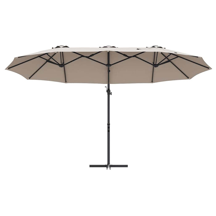 Ombrellone a braccio da giardino Talpa 372 x 198 x 243 cm 42003378