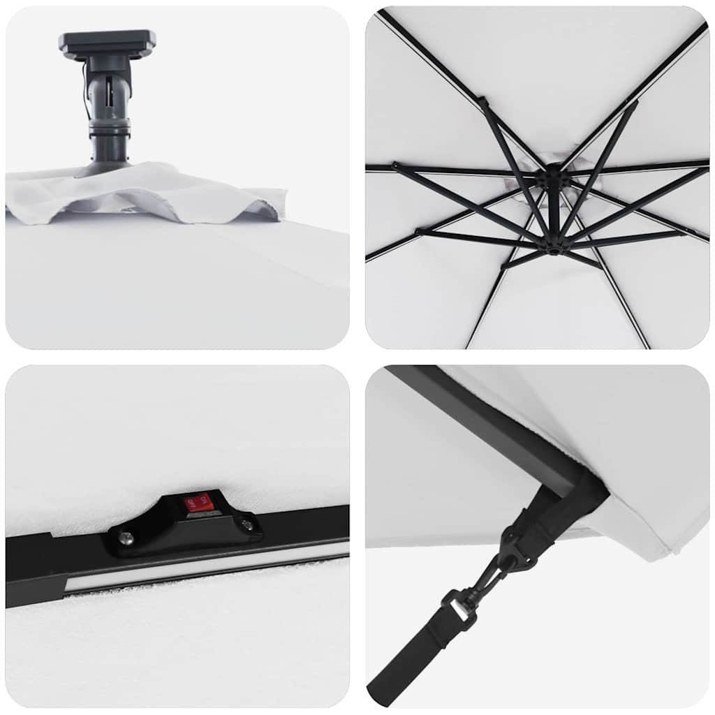 Ombrello a bilanciere a forma di banana Sabbia 42003383