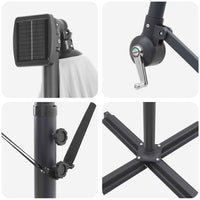 Ombrello a bilanciere a forma di banana Sabbia 42003383