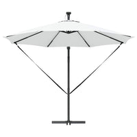 vidaXL Ombrello a bilanciere a forma di banana Sabbia