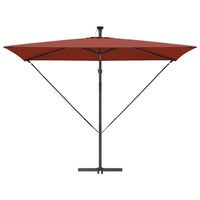 Ombrello a bilanciere a forma di banana Terracotta 42003398