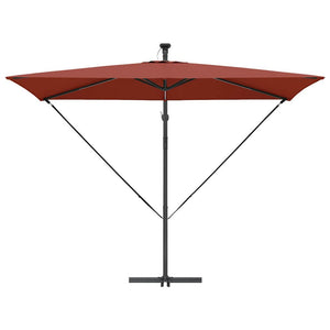 Ombrello a bilanciere a forma di banana Terracotta 42003398