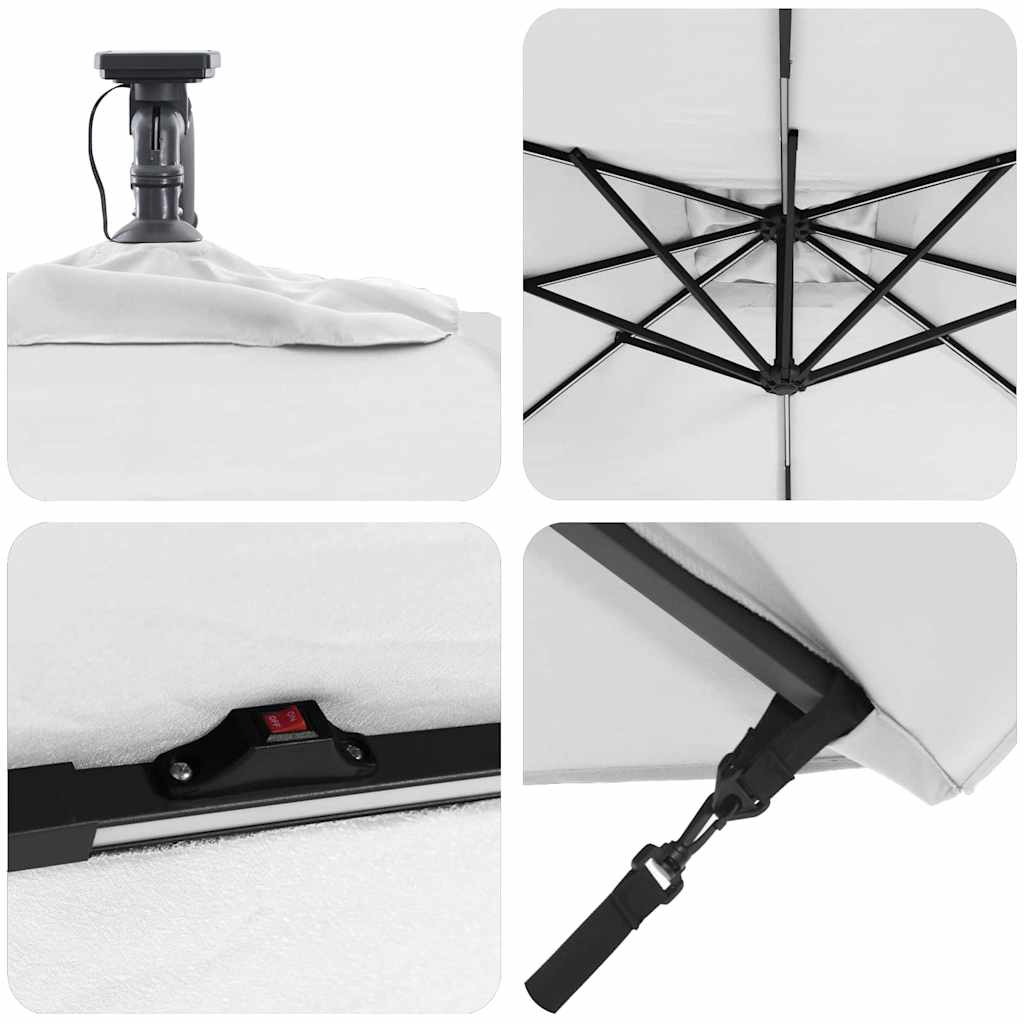 Ombrello a bilanciere a forma di banana Sabbia 42003399