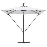 vidaXL Ombrello a bilanciere a forma di banana Sabbia