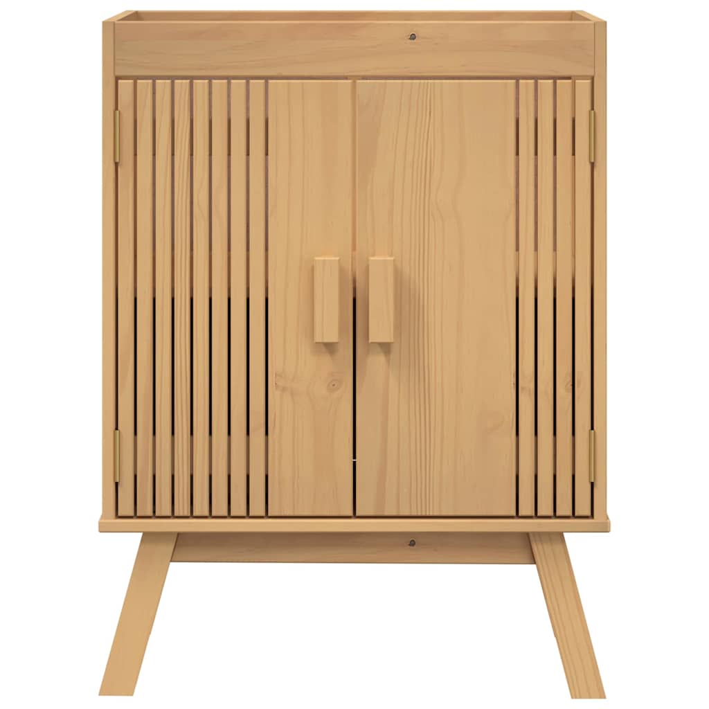 Set di Mobili da Bagno 3 pcs Marrone 114 x 43 x 73.5 cm 3334189