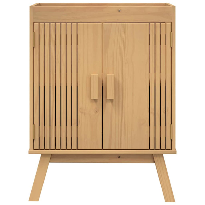 Set di Mobili da Bagno 3 pcs Marrone 114 x 43 x 73.5 cm 3334189