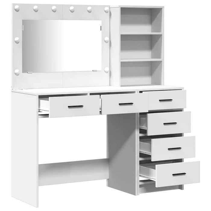 Tavolo da Trucco Bianco 78.5 x 41 x 135 cm Legno multistrato 3334191