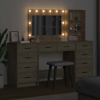 Tavolo da Trucco con cassetto 3 pcs Marrone 40 x 41 x 135 cm 3334211