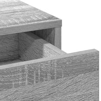 Tavolo da Trucco con cassetto 3 pcs Grigio 40 x 41 x 135 cm 3334214