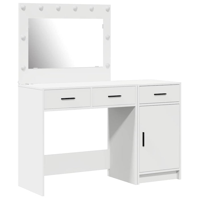 Tavolo da Trucco 2 pcs Bianco 40 x 41 x 75 cm Legno multistrato 3334227
