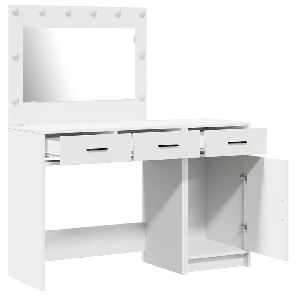 Tavolo da Trucco 2 pcs Bianco 40 x 41 x 75 cm Legno multistrato 3334227