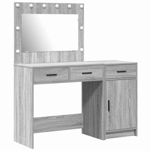 Tavolo da Trucco 2 pcs Grigio 40 x 41 x 75 cm Legno multistrato 3334232