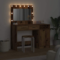 Tavolo da Trucco con cassetto 2 pcs Marrone 40 x 41 x 75 cm 3334234